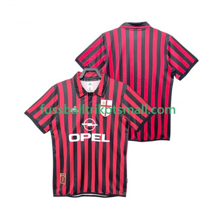 Fußballtrikots AC Mailand 1999 2000 Retro Kurzarm Heimtrikotsatz kaufen Fußballtrikots AC Mailand 1999 2000 Retro Kurzarm Heimtrikotsatz kaufen